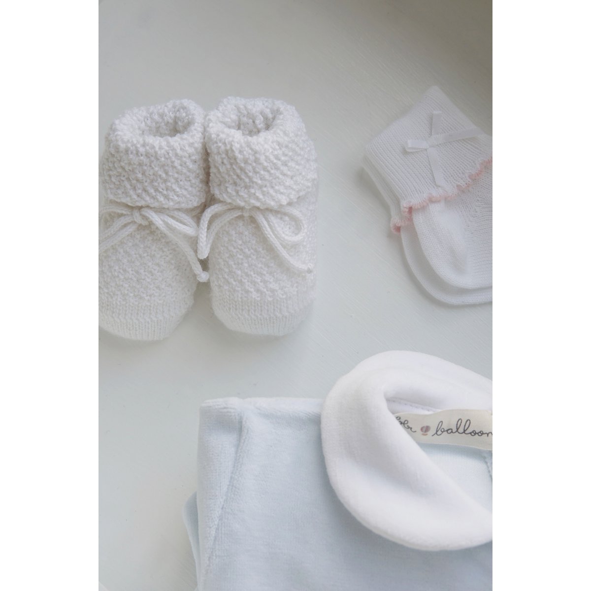 Newborn støvletter - cremet hvid