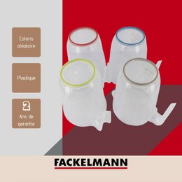 Set de 100 mangas pasteleras profesionales desechables de 50 cm y vaso medidor de plástico transparente de 1 litro FM Professional