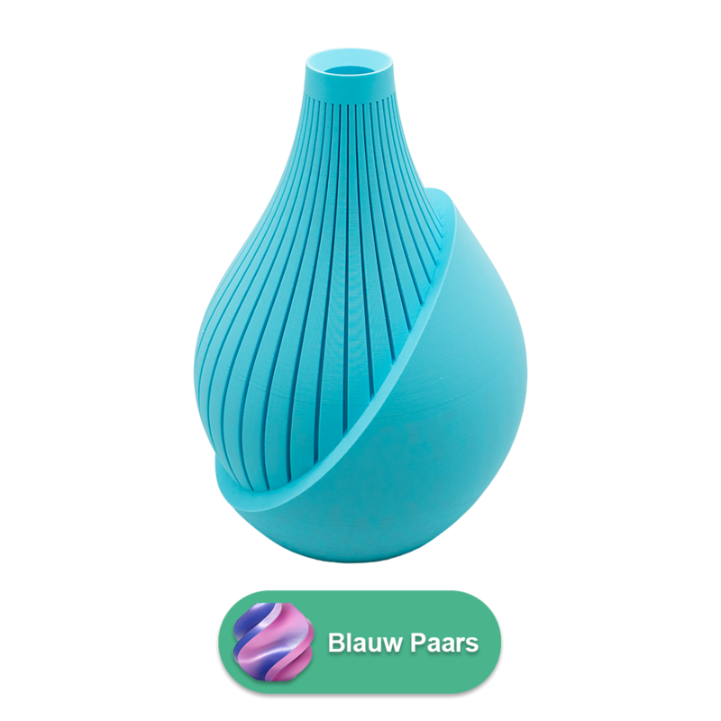Elodie 3D vase - 3D printet vase - Bæredygtig PLA - Velegnet til kunstige blomster