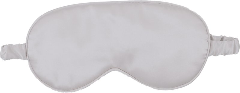 WS Deluxe Satin Pillowcase and Eyemask Set Light Grey