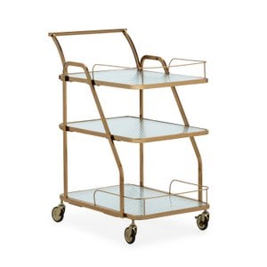 WAITER 63X45X90 GOLD METAL/CRYSTAL TH1341000