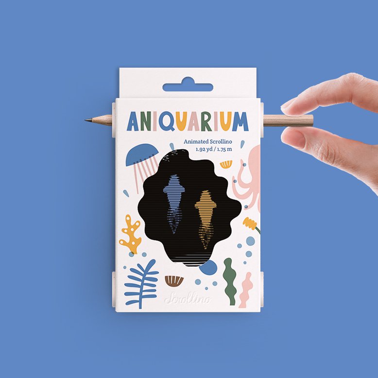 Animiertes Bilderbuch - Scrollino Aniquarium