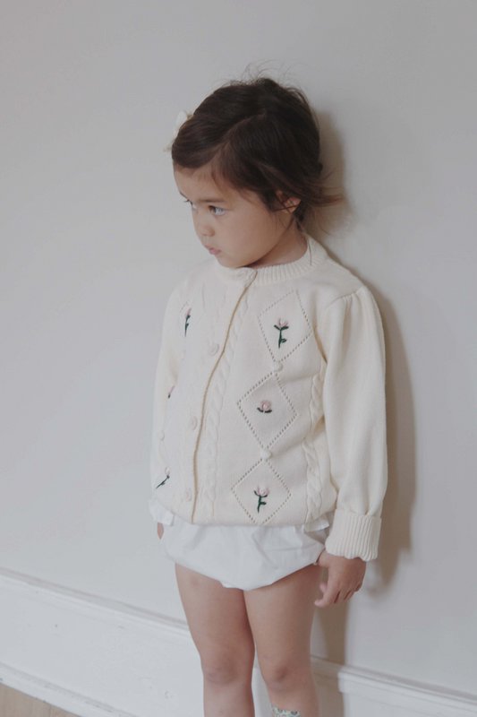 Bloomer in cotone con volant - Bianco classico