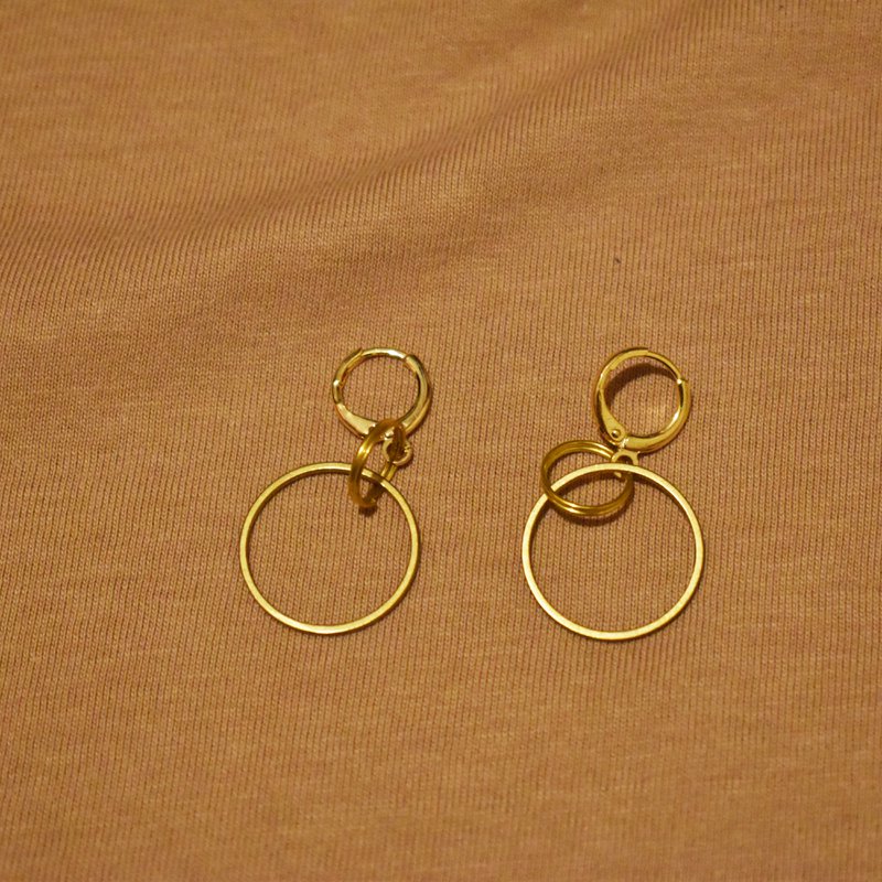 Boucles d'oreilles Welcome Huggie