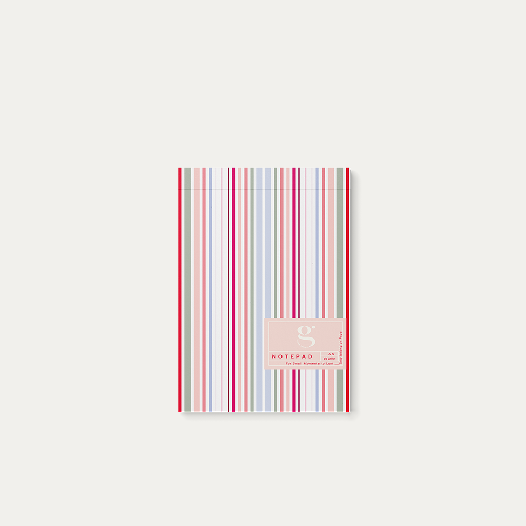 Macaron de Paris Writing Notepad - kleurrijke moderne briefpapier voor creatieve noten