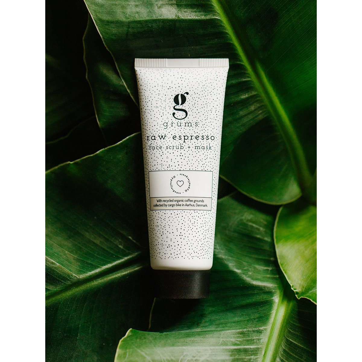 Rohes Espresso-Gesichtspeeling + Maske