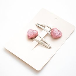 Duo Premium Haarspangen für Kinder – Sparkle Eclats de Coeurs