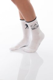 CAT MOM 2.0 - hvid/sort