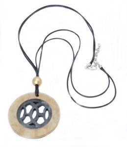 Black lace necklace