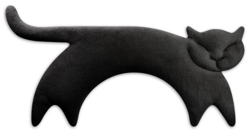 Bio-Körnerkissen mikrowellengeeignet, Wärmekissen für Nacken & Schulter, Katze Clara