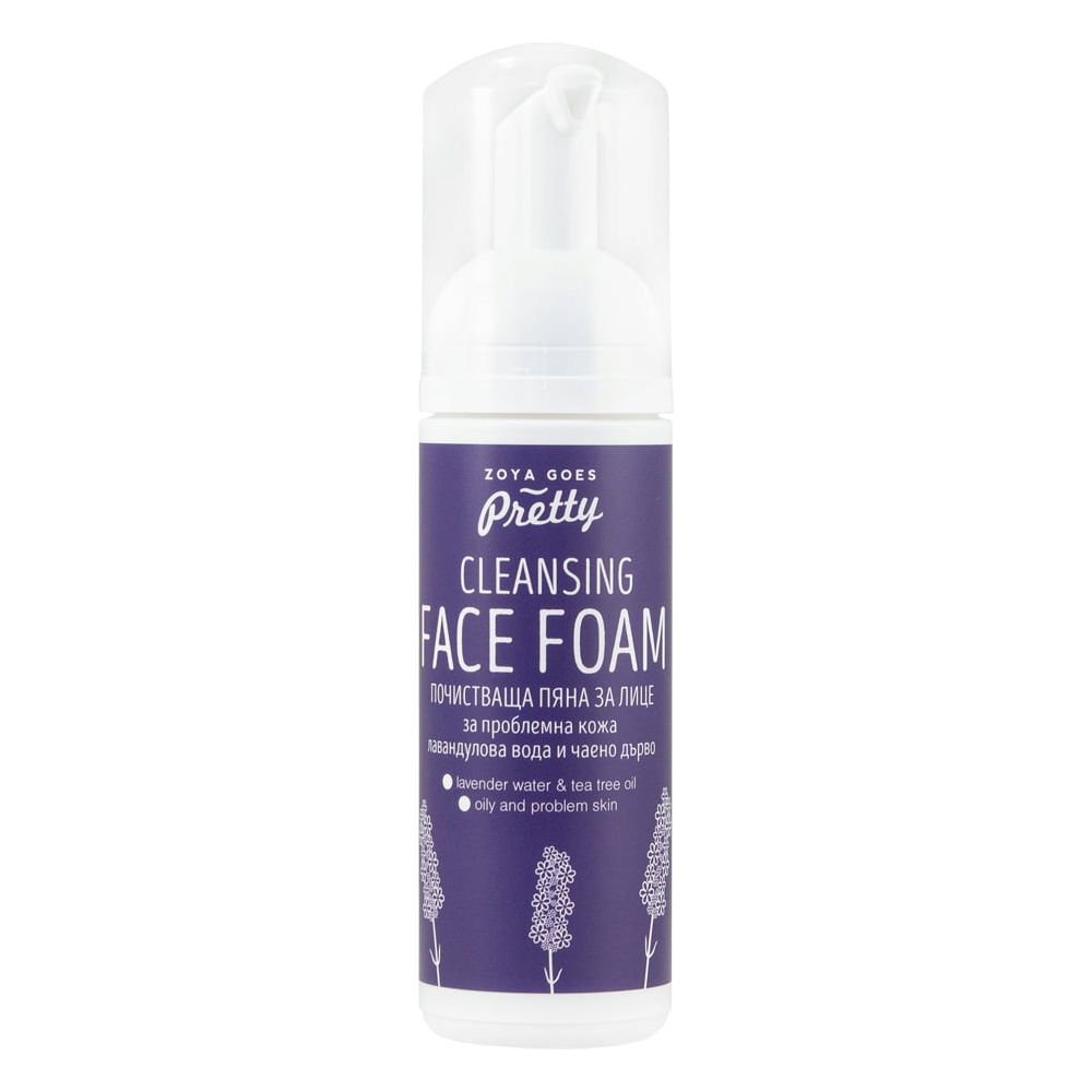 Schiuma detergente viso Lavanda e Tea Tree