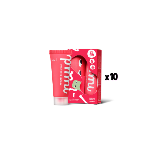 Vegan deodorant - Starter Pack Red (x10)