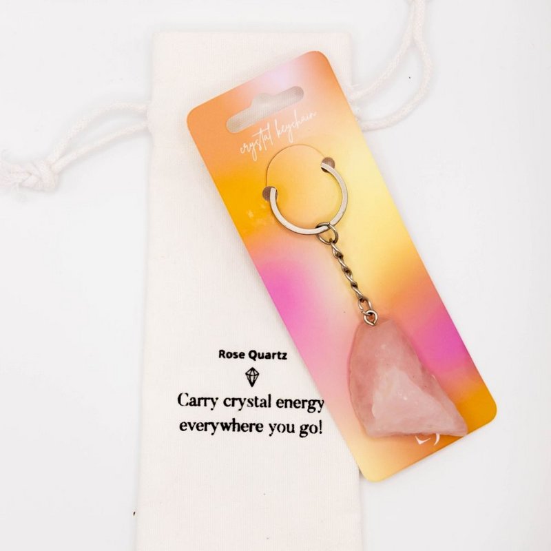 Keychain Rose quartz