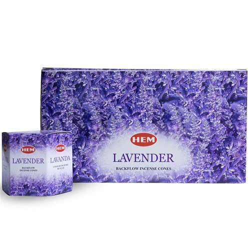 Hem Backflow Cones Lavender