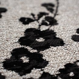 Eco Rug - Night Snow - Tæppe sort