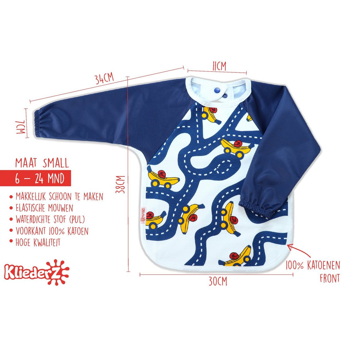 Bavoir manches Racing Bananas - Bavoir bébé / enfant