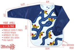 Mouwslab Racing Bananas - baby/peuter slab