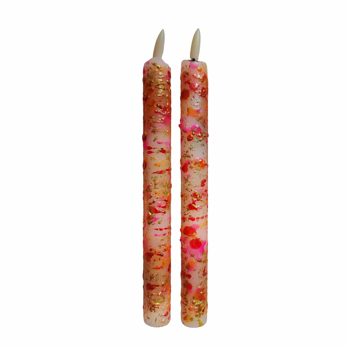 Noorderlichtjes Led kaars Berry Sparkle