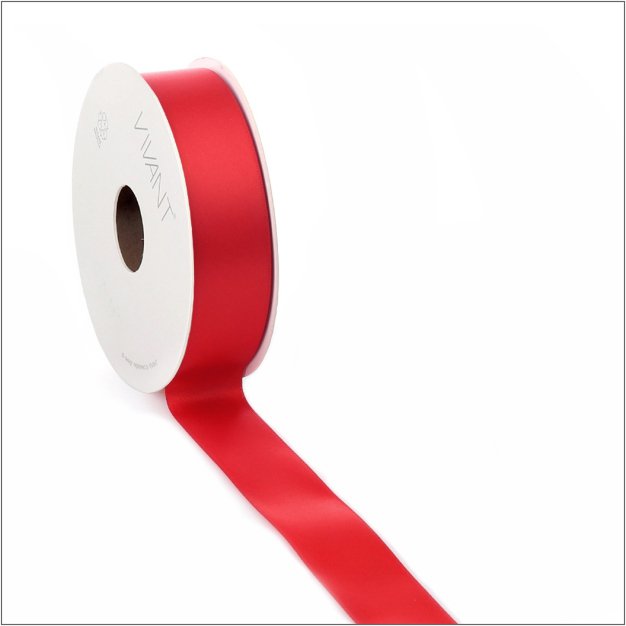 Satinband - Rot - 25 mm x 25 Meter