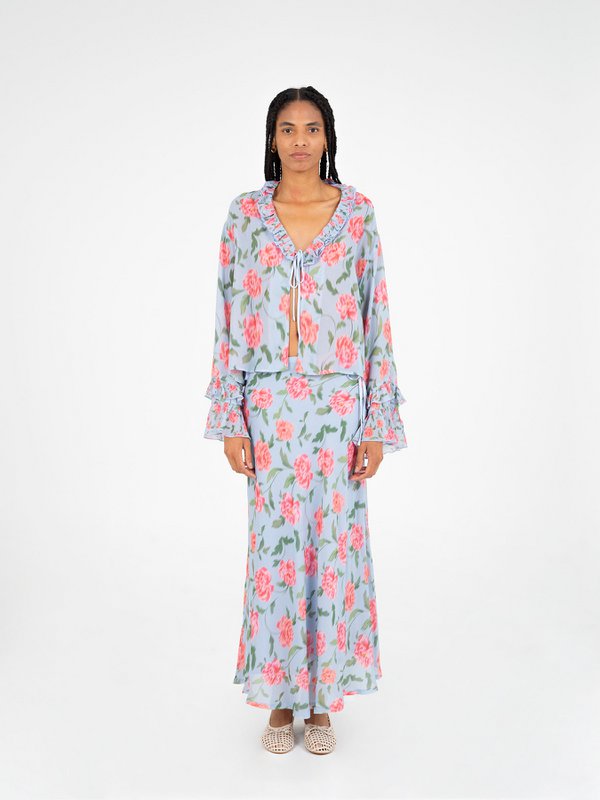 Floralis Floral Print Top