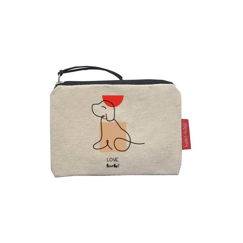 Damepunge / Pung / Kortholder model "LOVE BARKS"