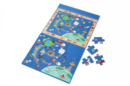 2 In 1 Magnetische Puzzel - Ontdekkingsspel - Ruimte