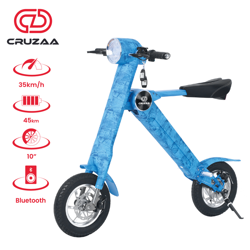 45KM LIMITED EDITION Cruzaa electric scooter Denim Blue