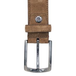 Wildledergürtel Herren Hellbraun - Wildledergürtel Damen Hellbraun - 3,5 cm breit
