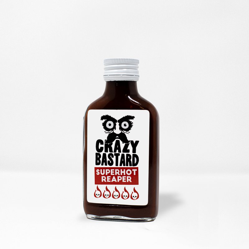 Salsa piccante Crazy Bastard (3x 100 ml Superhot)