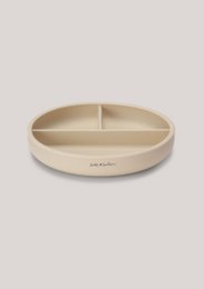 Placa de succión dividida de silicona - Beige ostra