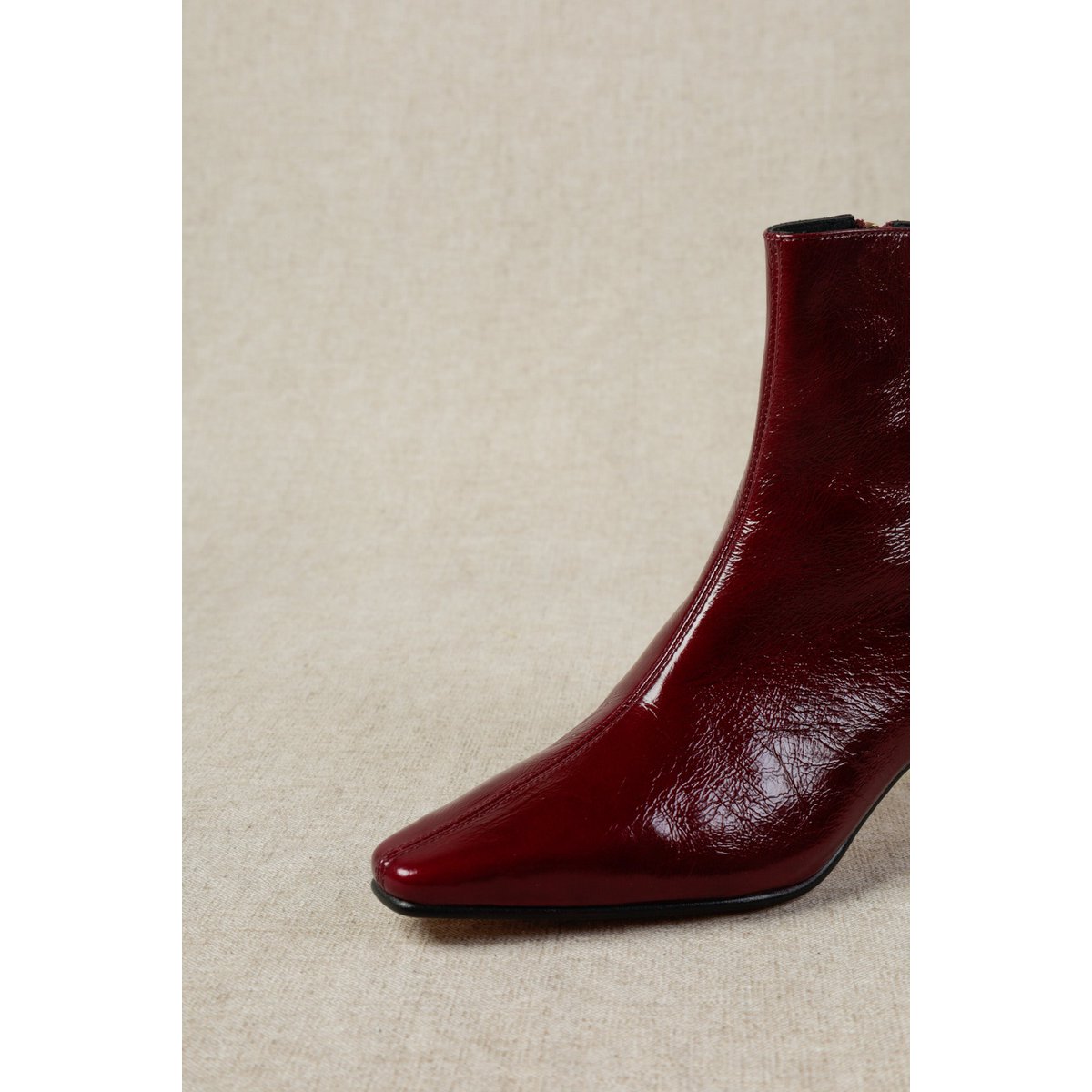 CRANE BURGUNDY – Premium leren laarzen met hak van Venetië