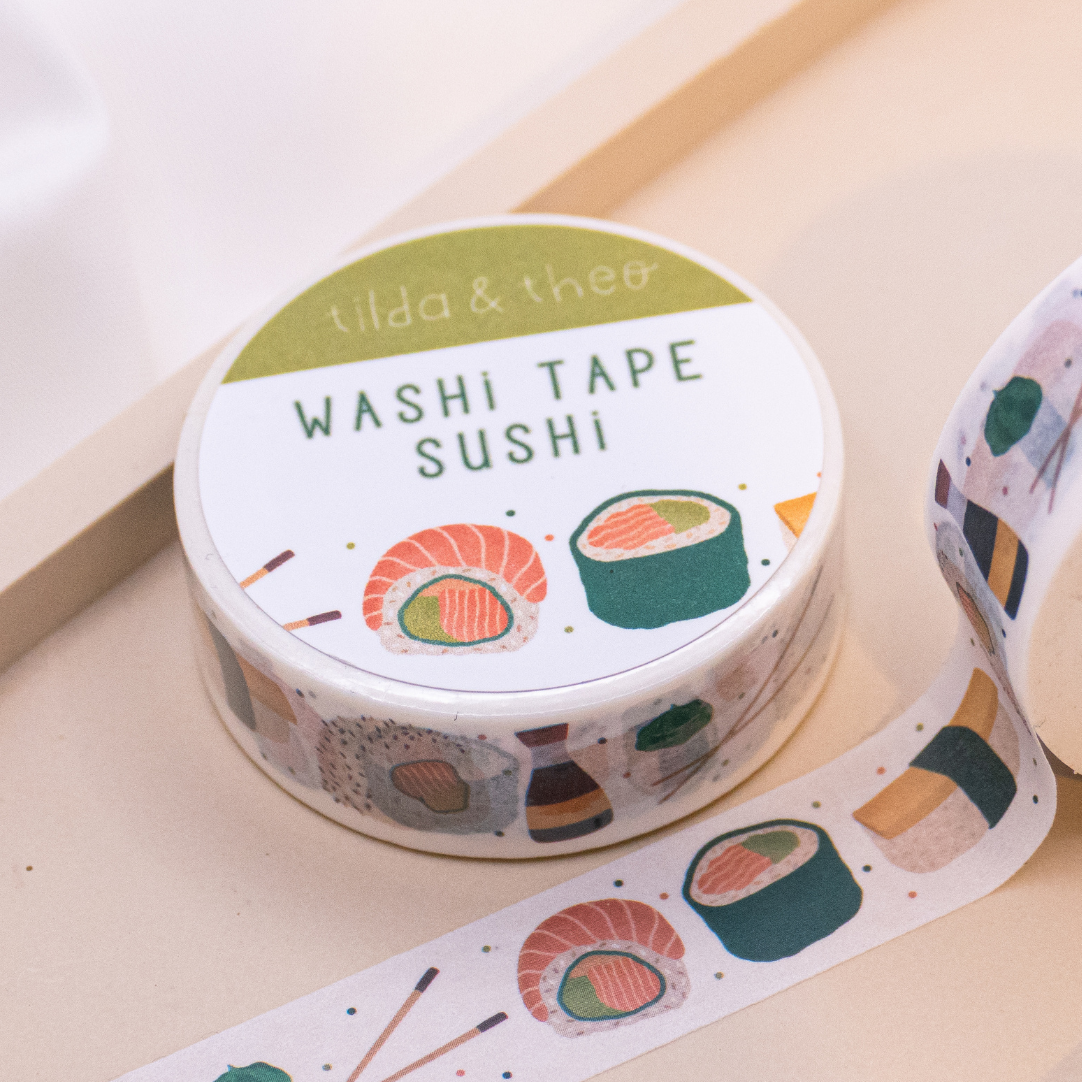 Washi Tape Sushi / Nigiri - Klebeband Masking Tape Japan