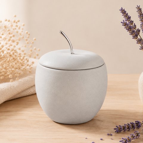 Parfümbrenner – Liebesapfel – Schmelzkerzenhalter Duftwachse – Aromatherapie-Zubehör – Teelichtkerze aus Keramik – Geschenkidee