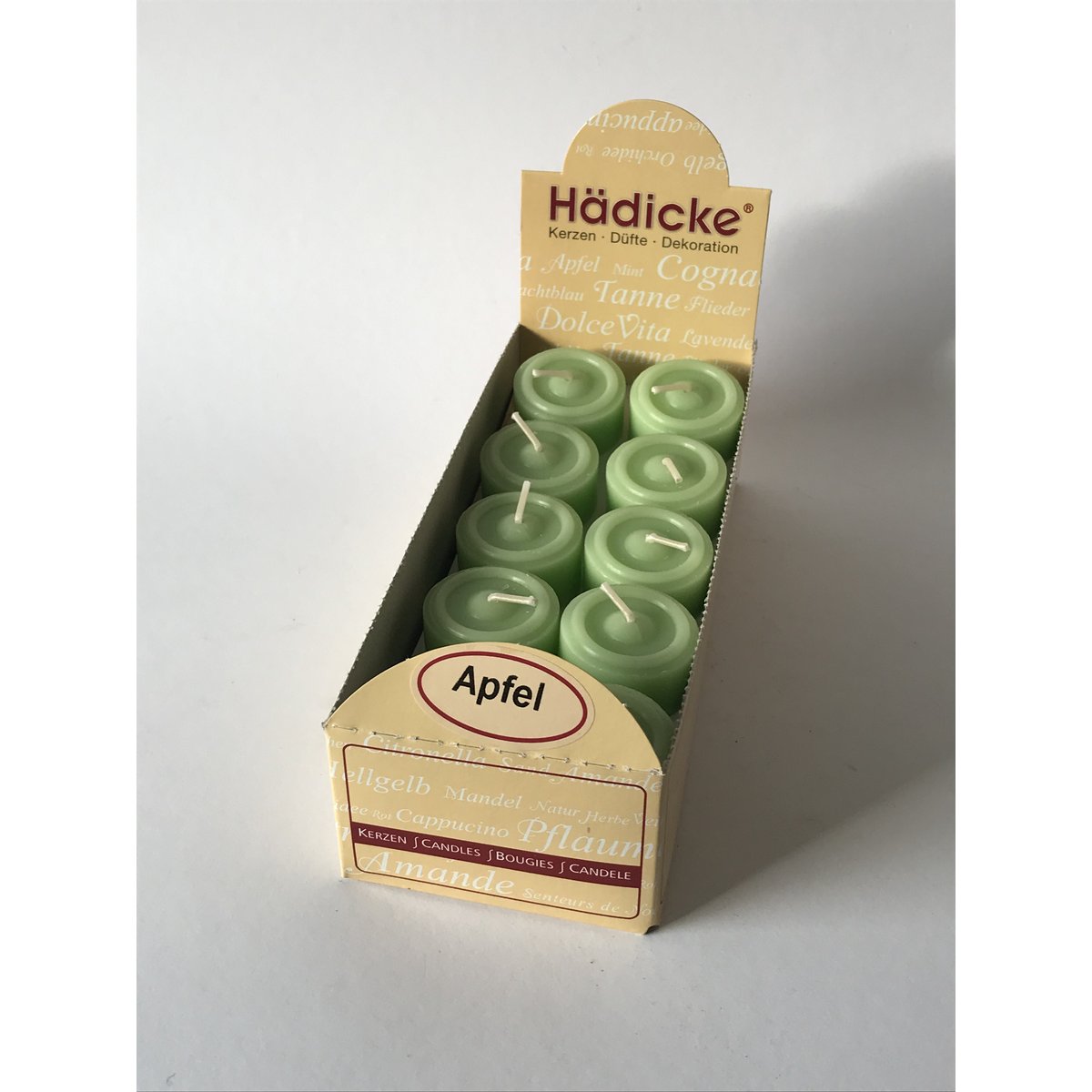 Scented tea light apple, 20 pcs / box