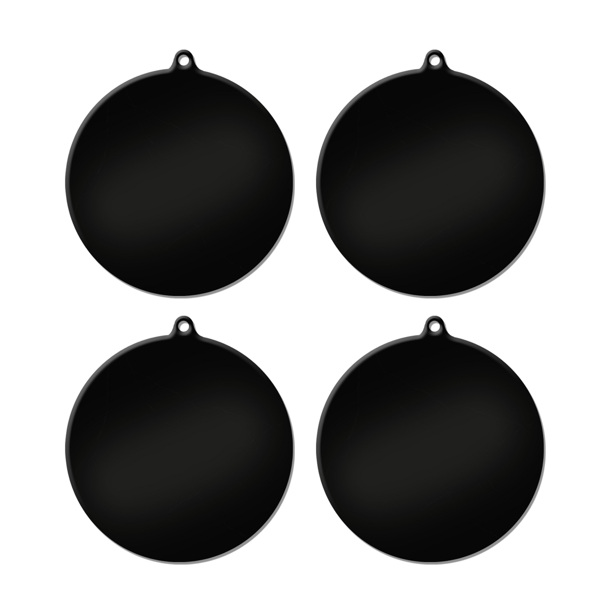 Protectores de inducción: negro, 4 piezas