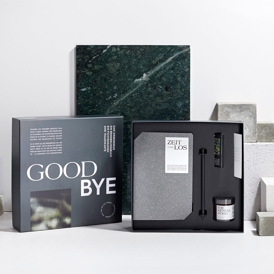 Trostbox "Good Bye" — Trauergeschenk für Angehörige
