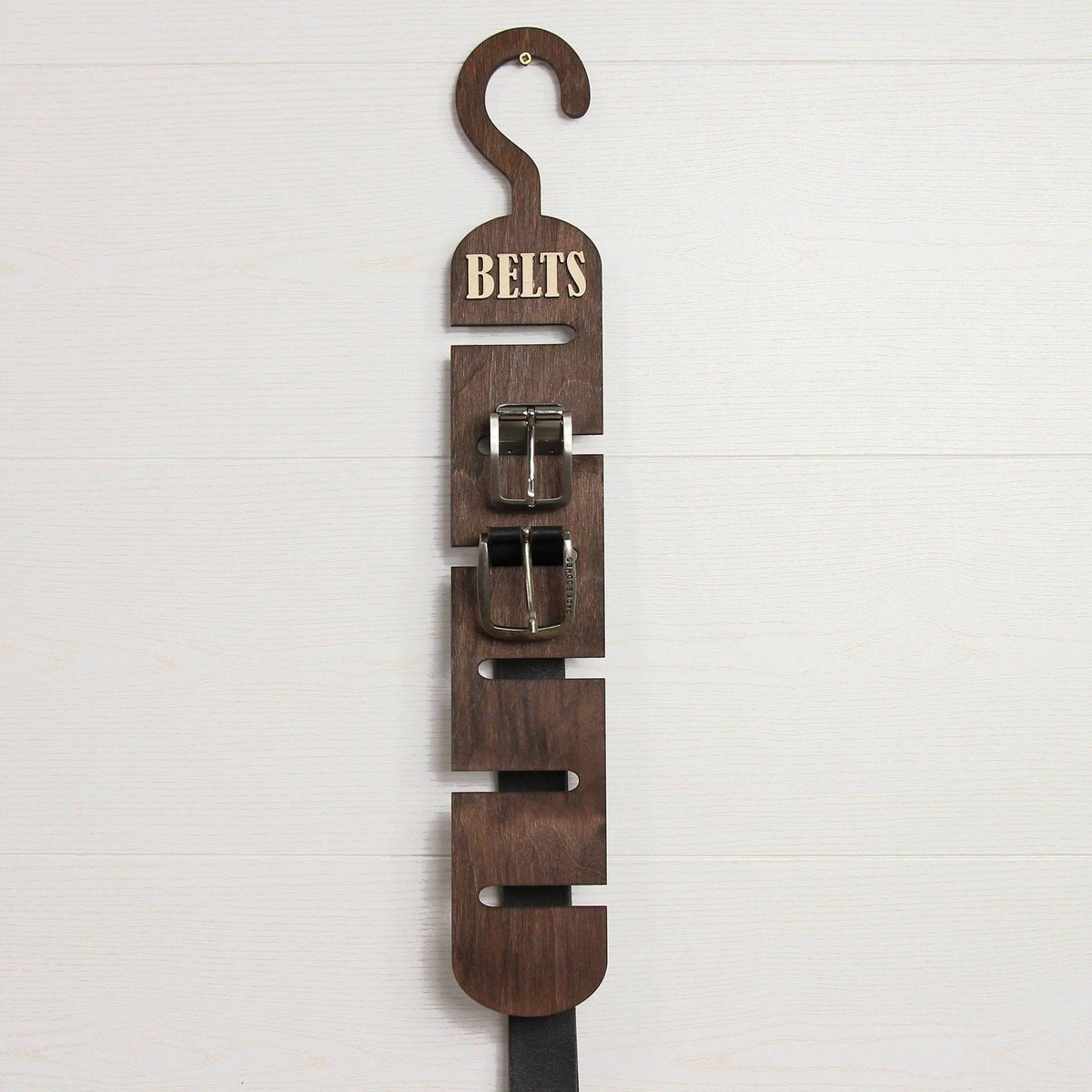 Bælteholder, Bælteholder af træ