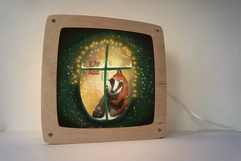 Plate winter window with hug