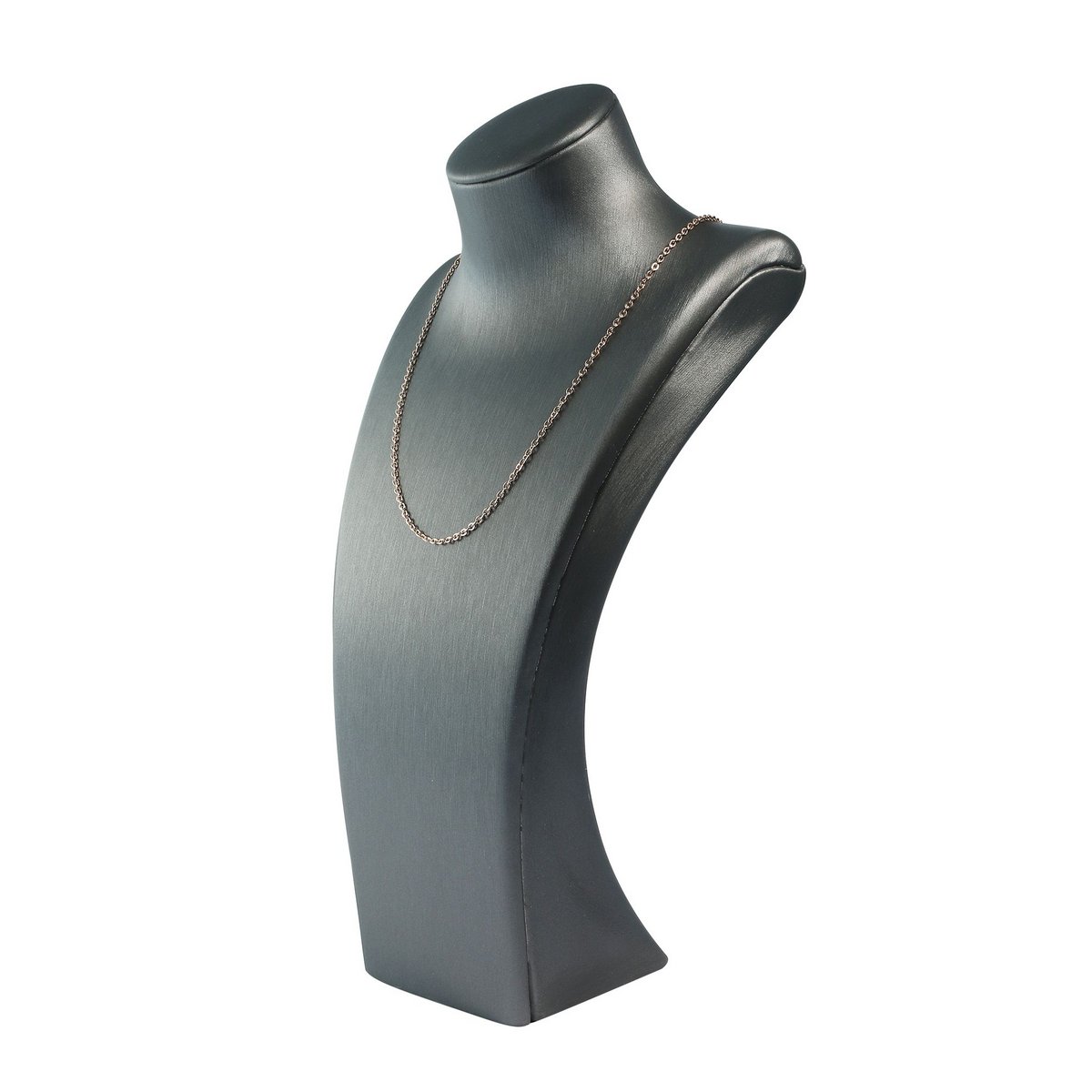 Buste (Bright decoratieve serie), PU-bekleed, glanzend, 27,5 cm, grijs
