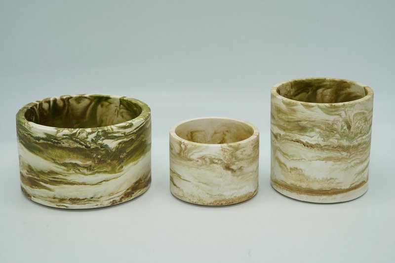 Macetas - Grandes - Impermeables y hechas a mano
