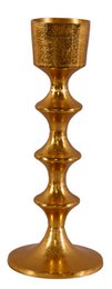 CANDLE HOLDER ALU    1PC      GOLD