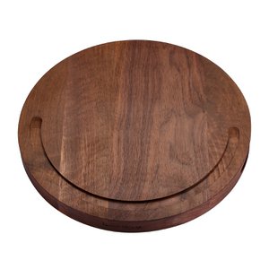 IZUMI ICHIAGO Round cutting board - Ø 33.5cm, North American walnut treated with linseed oil