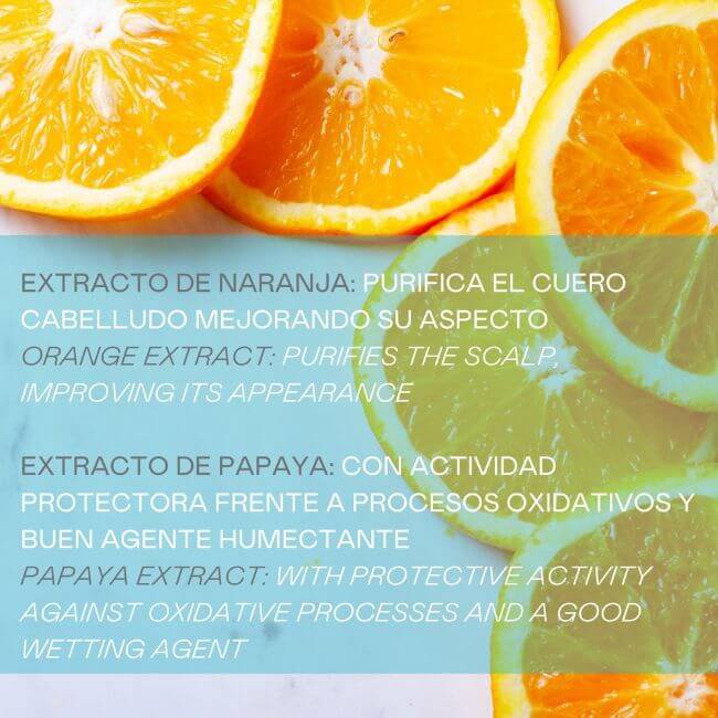 Champú sólido Sunrise (extracto de naranja y papaya) - 50 g