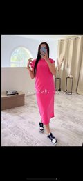 Dress dress model tshirt in cotton