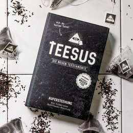 Black tea blend with organic ingredients, featuring a dark, rich flavor.