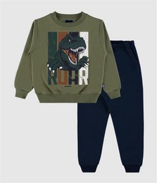 Little Paleontologist Set aus Sweatshirt und Jogginghose