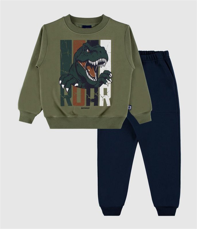 Little Paleontologist Set aus Sweatshirt und Jogginghose
