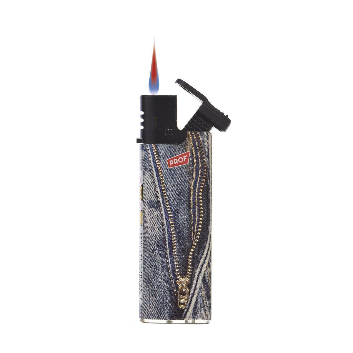 Feuerzeugdisplay mit Jean-Windproof-Dekor