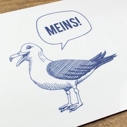 Planche à petit-déjeuner en mélamine avec inscription « Mine ! »