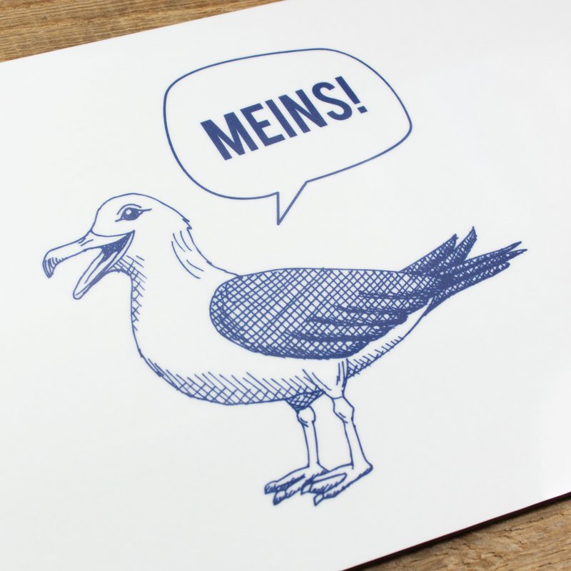 Planche à petit-déjeuner en mélamine avec inscription « Mine ! »
